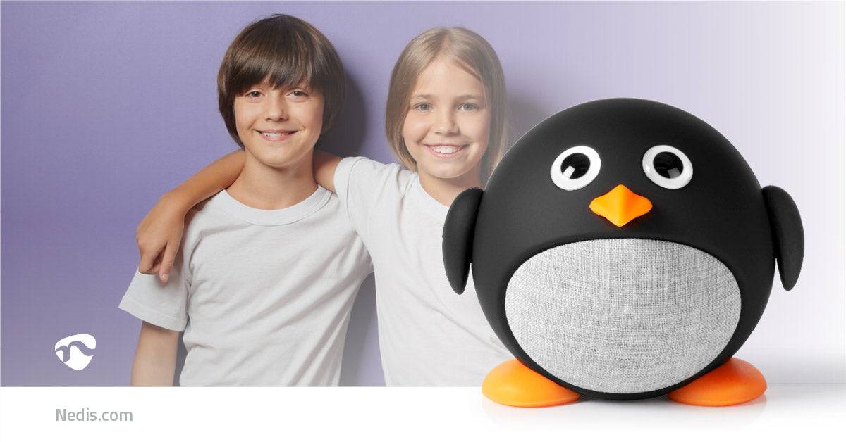 Nedis Kids Range: Bluetooth Animal Speakers and On-Ear Wired Headphones with Fun Designs