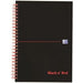 OXFORD Notebook Black n' Red A4 Ruled Spiral Bound Cardboard Hardback Black, Red 140 Pages 70 Sheets Pack of 7