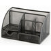 Office Depot Desk Organiser Wire Mesh Black 22.2 x 14 x 12.5 cm