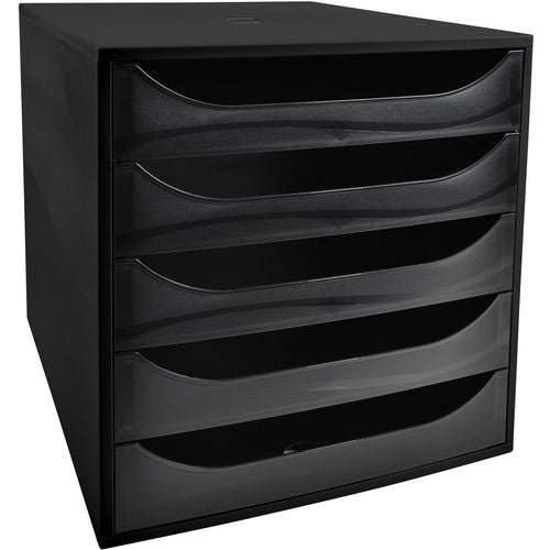 Office Depot 5 Drawer filing unit Black 28.4 x 34.8 x 29 cm