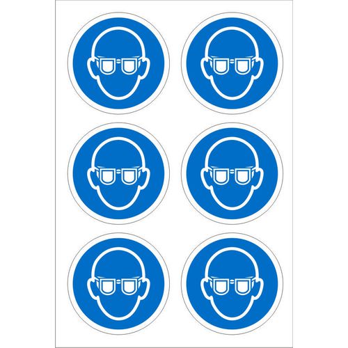 Mandatory Sign Goggles Plastic