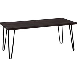 Alphason Rectangular Coffee Table with Expresso MDF Top and Dark Russet Cherry Oak Coloured Frame 5067196COM 1067 x 495 x 453mm