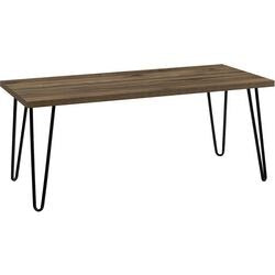 Alphason Rectangular Coffee Table with Walnut MDF Top and Columbia Walnut Frame 5067396COM 1067 x 495 x 453mm