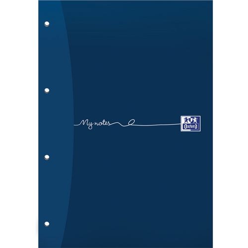 OXFORD My Notes A4 Blue Card Cover Refill Pad Ruled 200 Pages