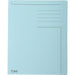 Exacompta Forever Square Cut Folder A4 Blue Manila Recycled 100% 280 gsm Pack of 100