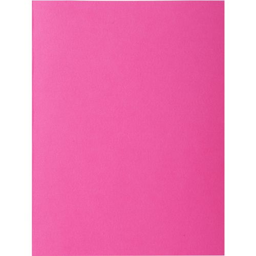 Exacompta Rock''s Square Cut Folder A4 Pink Cardboard 210 gsm Pack of 100