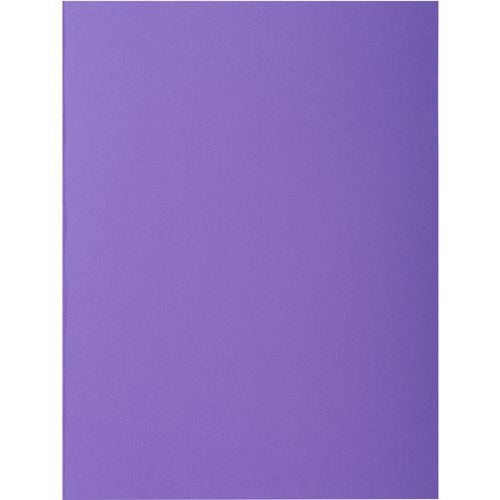 Exacompta Rock''s Square Cut Folder A4 Purple Cardboard 210 gsm Pack of 100