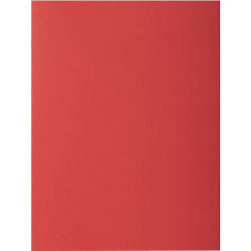 Exacompta Rock''s Square Cut Folder A4 Red Cardboard 210 gsm Pack of 100
