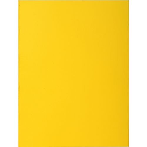 Exacompta Rock''s Square Cut Folder A4 Yellow Cardboard 210 gsm Pack of 100