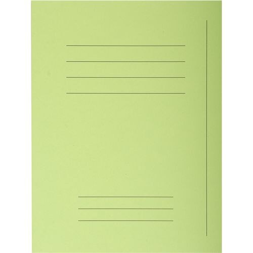 Exacompta Forever Square Cut Folder A4 Green Manila 220 gsm Pack of 250