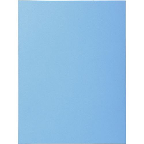 Exacompta Super Square Cut Folder 340010E A4 Cardboard 24 (W) x 32 (H) cm Blue Pack of 500