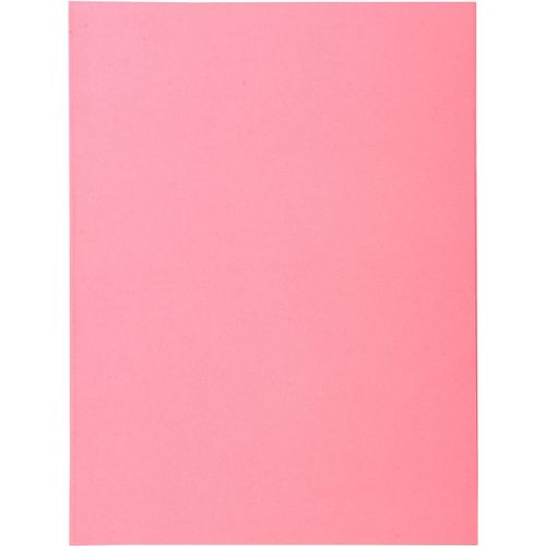 Exacompta Super Square Cut Folder A4 Pink Cardboard 160 gsm Pack of 500