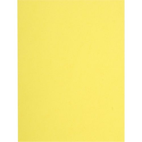 Exacompta Flash Square Cut Folder A4 Canary Yellow Manila Recycled 100% 220 gsm Pack of 500