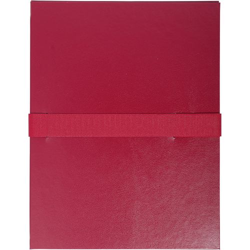 Exacompta Expanding File 624E A4 Balacron 24 (W) x 32 (H) cm Burgundy Pack of 10