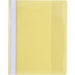 Exacompta Presentation Folders 439904B A4 Yellow PVC Pack of 10
