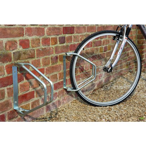 Cycle Racks Adjustable, Wall Mounted Silver 28 x 8 x 33 cm