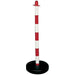 SLINGSBY Chain Barrier Freestanding Red 32 x 87 x 12 cm