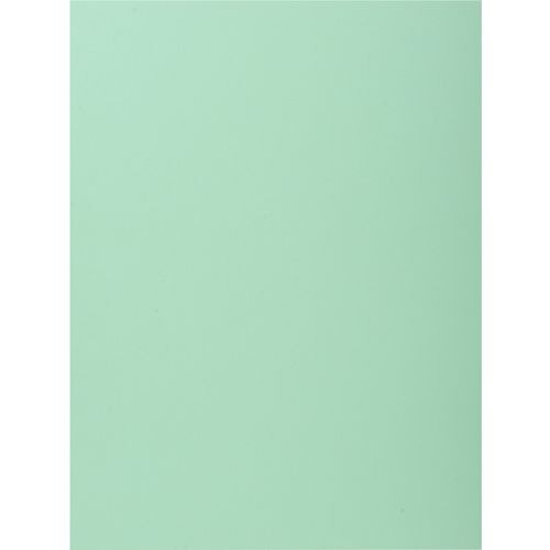 Exacompta 1 Flap Folder 339004E A4 Light Green Cardboard 24 x 32 cm Pack of 250