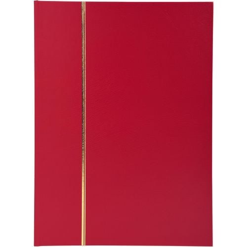 Stamp Album Faux Leather Cover Red 48 pages