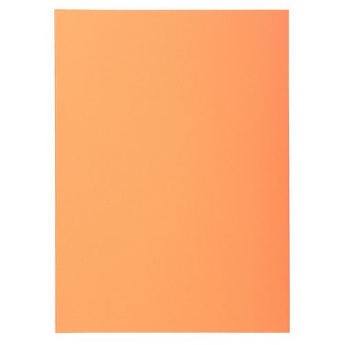 Exacompta Super Square Cut Folder A4 Orange Cardboard 60 gsm Pack of 1000