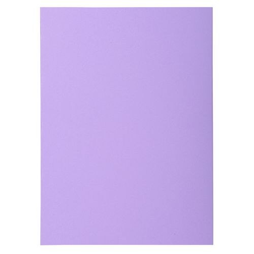 Exacompta Super Square Cut Folder A4 Lilac Cardboard 60 gsm Pack of 1000