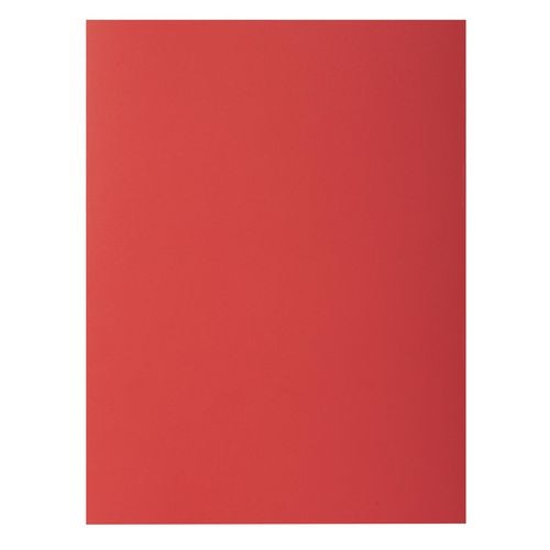 Exacompta Rock''s Square Cut Folder 415005E Cardboard 24 (W) x 32 (H) cm Red 2 Packs of 50