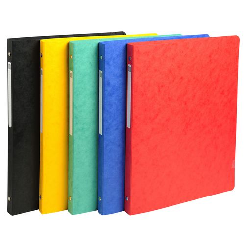 Exacompta Ring Binder Mottled pressboard A4 4 ring Assorted colours Pack of 20