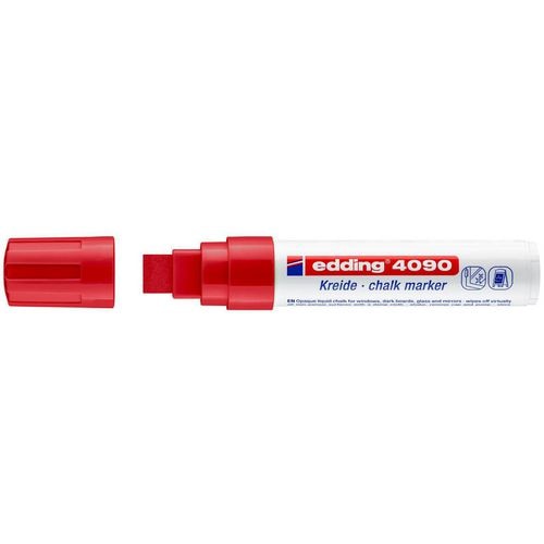 edding 4090 Chalk Marker Chisel Red