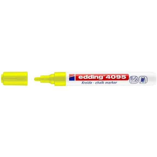 edding 4095 Chalk Marker Medium Round Neon Yellow