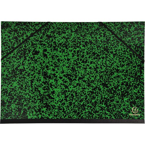 Exacompta Art Folder 542000E Cardboard A3 Green Pack of 10