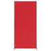 Nobo Freestanding Room Divider Screen Impression Pro 800mm x 1800mm x 300mm Felt, Metal Red