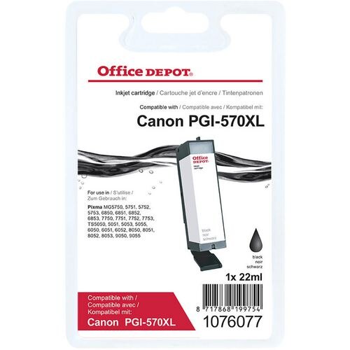 Office Depot PGI-570XL Compatible Canon Ink Cartridge Black
