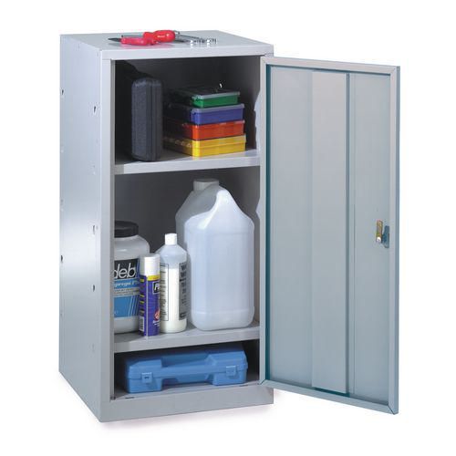 SLINGSBY Locker with 2 Shelves Steel Dark Grey 477 x 505 x 984 mm