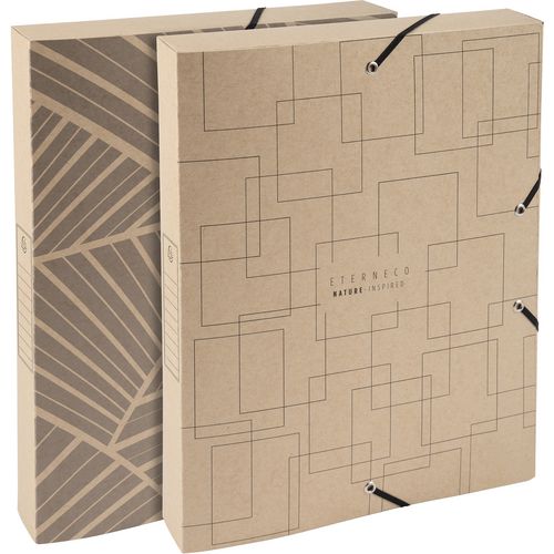 Exacompta Eterneco Filing Box 59447E Special format Rubber Band 25 x 33 cm Assorted 4.0 cm