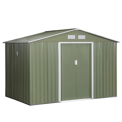OutSunny Garden Storage Shed 845-031YG Light Green 960 x 2770 x 1910 mm
