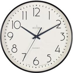 Acctim Wall Clock 22563 25 x 25 x 4 x 25 cm Black