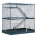 PawHut Reptile Cage Grey 445 mm x 715 mm x 690 mm