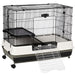 PawHut Small Animal Cage Black, White 527 mm x 800 mm x 660 mm