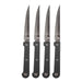 MasterChef Steak Knife Set Stainless Steel, ABS Black, Silver 11 cm