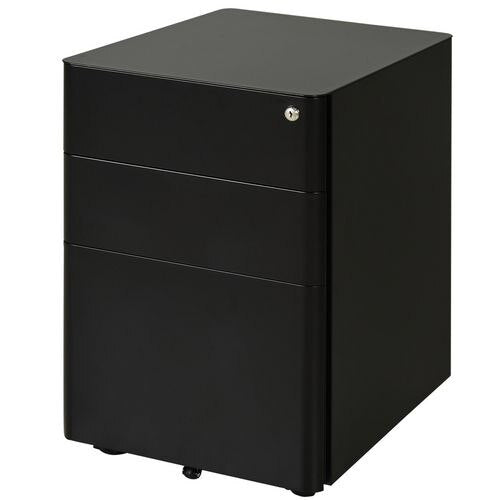 Vinsetto File Cabinet 924-006BK 590 mm 390 mm 0 Black