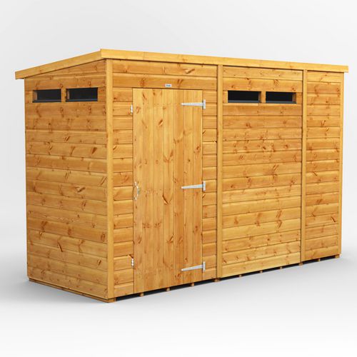 Power Garden Shed 104PPSS Golden Brown 10x4