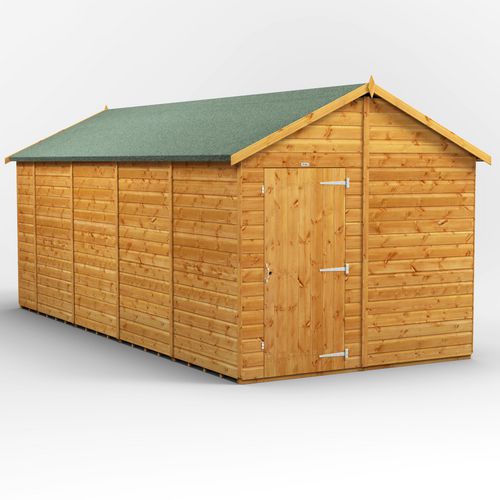 Power Garden Shed 188PAW Golden Brown 18x8