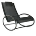 OutSunny Rocking Chair 84A-090 Steel, Texteline Black