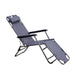 OutSunny Lounger 84B-043GY Metal, Oxford Grey