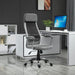 Vinsetto Office Chair Mesh High Back Swivel Task PC Desk Chair for Home with Arm, Grey