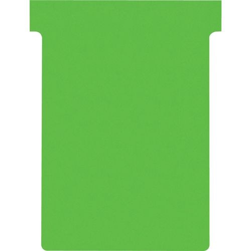 Nobo Size 3 T-Cards Green Pack of 100