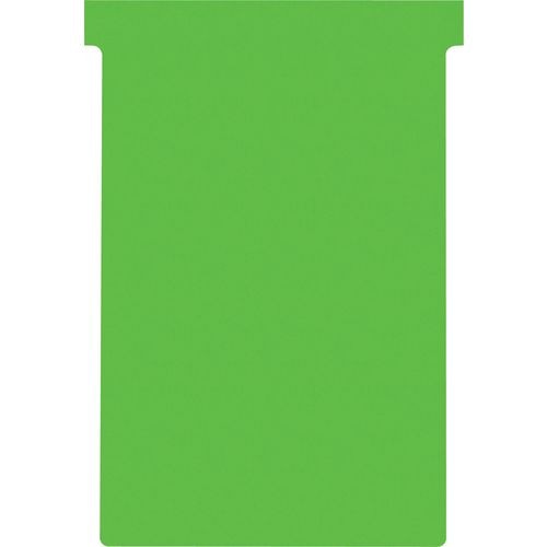 Nobo Size 4 T-Cards Green Pack of 100