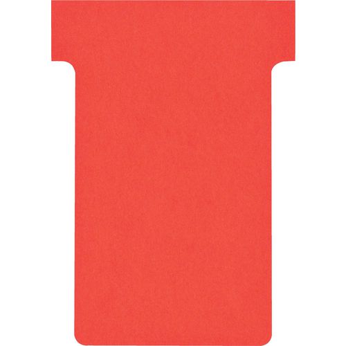 Nobo Size 2 T-Cards Red Pack of 100