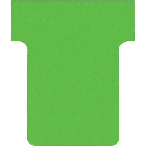 Nobo Size 1.5 T-Cards Green Pack of 100