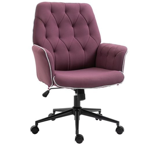 Vinsetto Office Chair Purple Sponge, Bronzing Fabric, Metal 921-103VT
